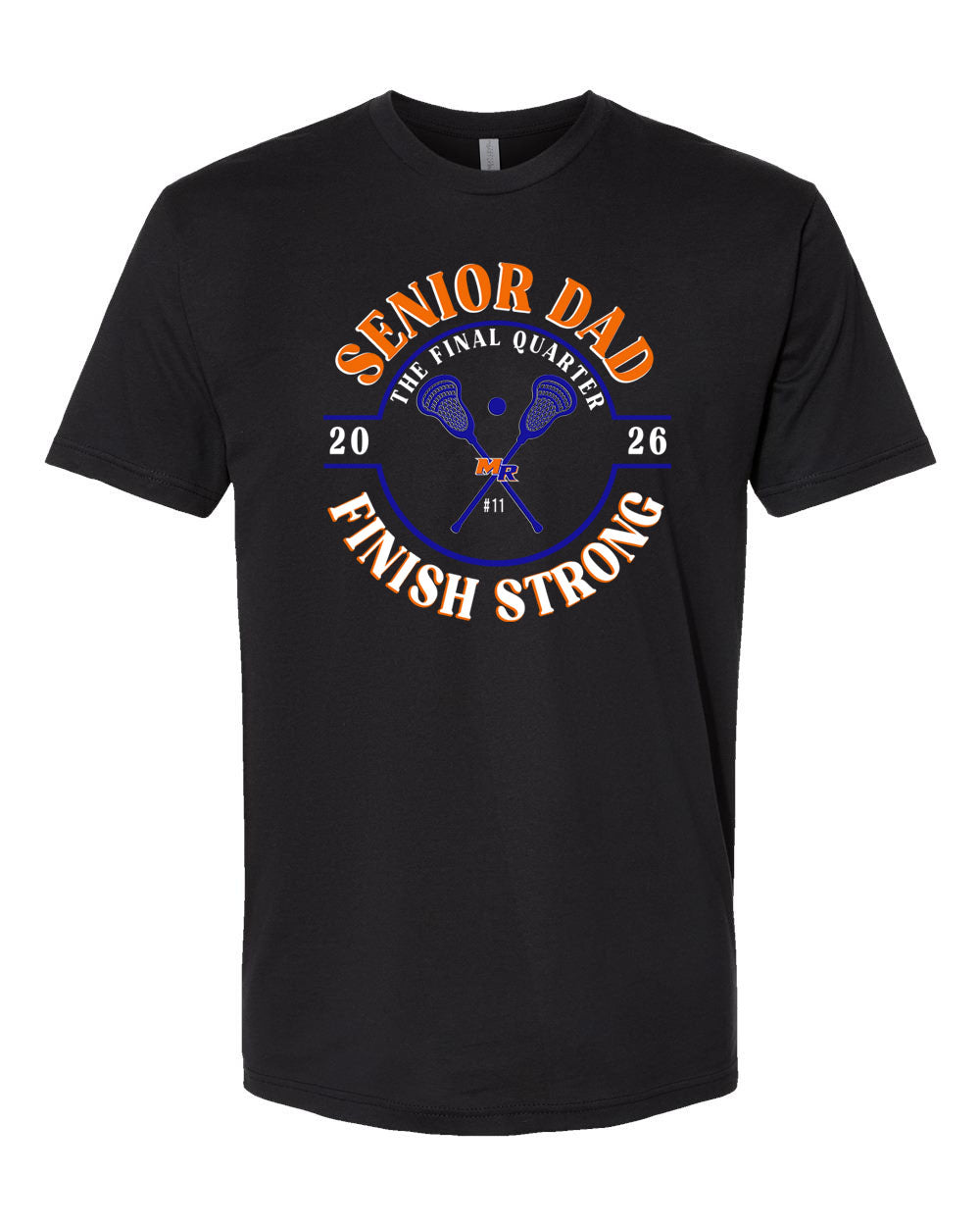 Senior DAD Short Sleeve Shirt LARGE FRONT DESIGN