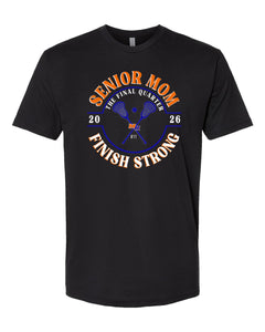Senior Mom Short Sleeve Shirt LARGE FRONT DESIGN Ladies or Mens cut TEE