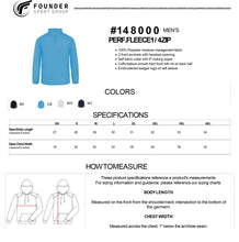 Load image into Gallery viewer, 1/4 Zip Dri Fit 14u Royals Sweatshirt