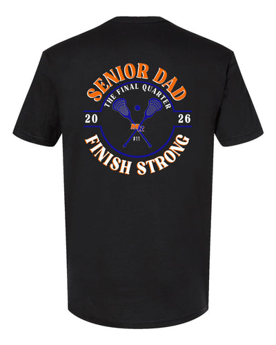 Senior Dad Short Sleeve Shirt LARGE BACK DESIGN