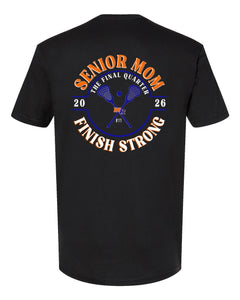 Senior Mom Short Sleeve Shirt LARGE BACK DESIGN Ladies or Mens cut TEE