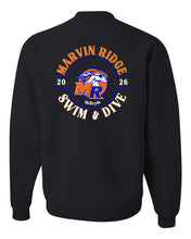Load image into Gallery viewer, Marvin Ridge Swim and Dive Crewneck Sweatshirt Large Back design