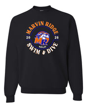 Load image into Gallery viewer, Marvin Ridge Swim &amp; Dive Crewneck Sweatshirt Large Front design  ALL DESIGN OPTIONS