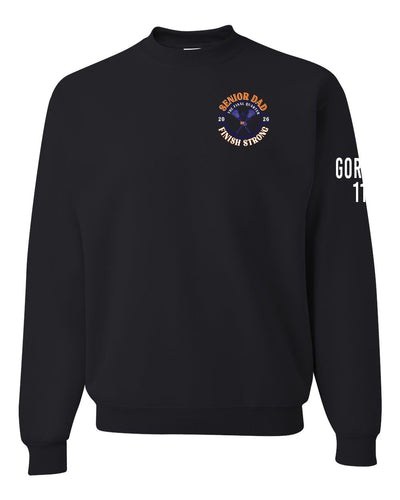 Senior Dad Crewneck Sweatshirt Front Pocket design