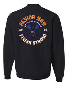 Senior Mom Crewneck Sweatshirt Large Back design