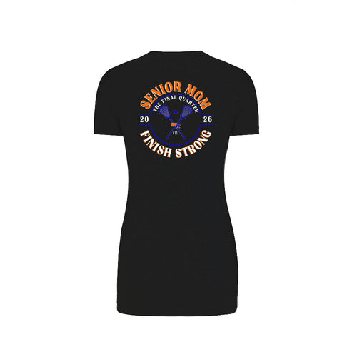 Senior Mom Short Sleeve Shirt LARGE BACK DESIGN Ladies or Mens cut TEE