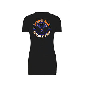 Senior Mom Short Sleeve Shirt LARGE BACK DESIGN Ladies or Mens cut TEE