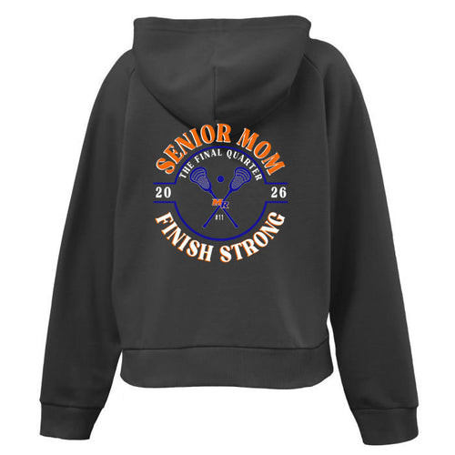 Senior MOM 1/4 zip hoodie LARGE BACK Design