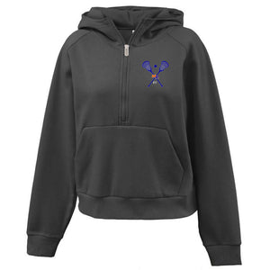 Senior MOM 1/4 zip hoodie LARGE BACK Design