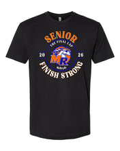 Load image into Gallery viewer, Senior Short Sleeve Shirt FRONT DESIGN SWIM AND DIVE