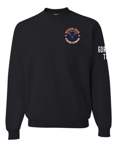 Senior Mom Crewneck Sweatshirt Front Pocket design