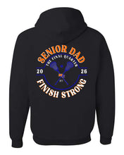 Load image into Gallery viewer, Senior Dad Hoodie Large Back Logo