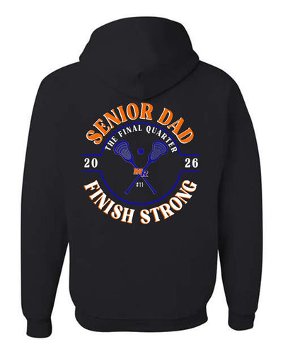 Senior Dad Hoodie Large Back Logo