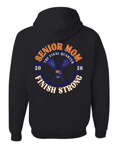 Senior Mom Hoodie Large Back Logo