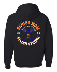 Senior Mom Hoodie Large Back Logo