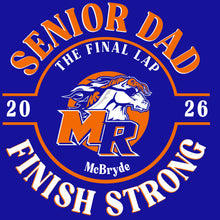 Load image into Gallery viewer, Senior Dad Short Sleeve Shirt LARGE BACK DESIGN SWIM AND DIVE