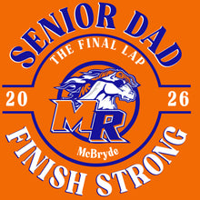 Load image into Gallery viewer, Senior Dad Short Sleeve Shirt LARGE BACK DESIGN SWIM AND DIVE