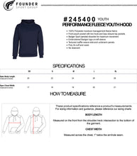 Load image into Gallery viewer, Dri Fit Royals Hoodie Adult and Youth
