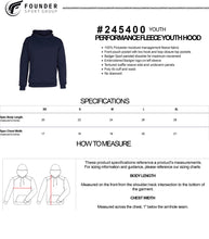 Load image into Gallery viewer, Bulldogs Dri Fit Hoodie Adult and Youth