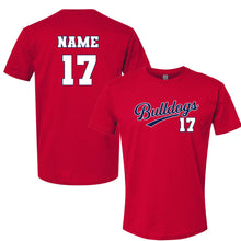 Load image into Gallery viewer, Bulldogs Cotton Short sleeve Shirt Adult and Youth WITH BACK