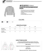 Load image into Gallery viewer, Ladies 14u Royals Crop Hoodie