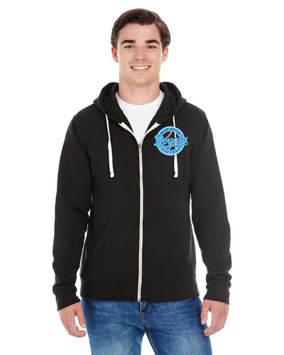 Cotton  Heavyweight Adult Full Zip 14u Royals Sweatshirt