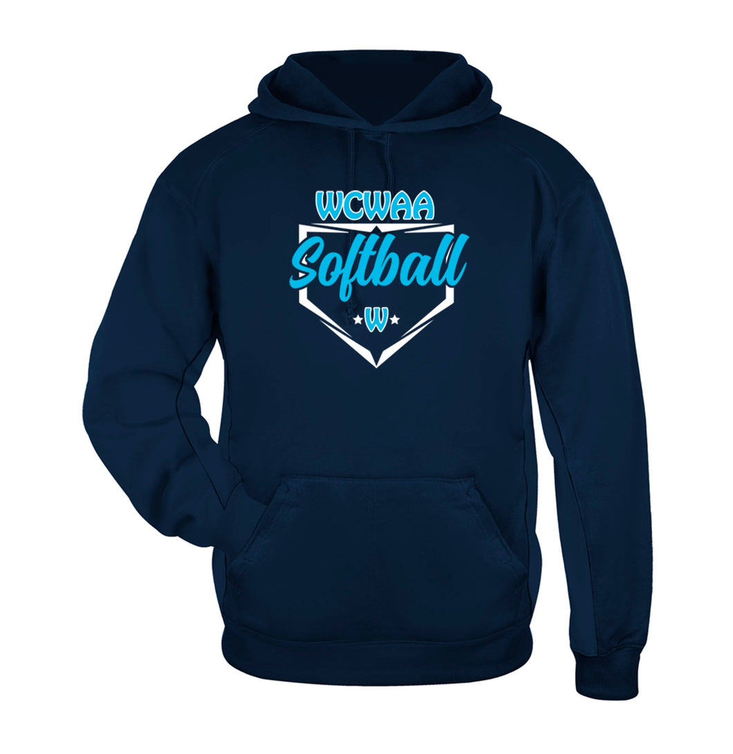 Cotton WCWAA Softball Hoodie Adult and Youth