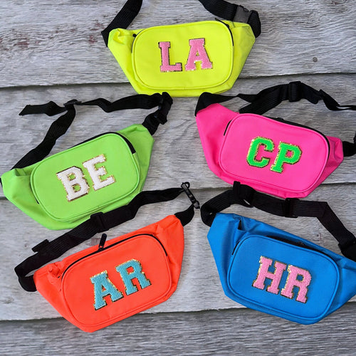 Chenille Letter Patch Fanny Pack