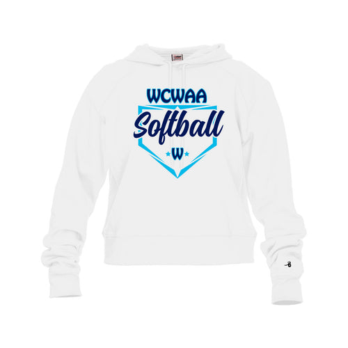 Ladies WCWAA Crop Hoodie