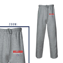 Load image into Gallery viewer, Bulldogs pocket print open bottom Sweatpants