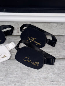 Personalized name crossbody bag