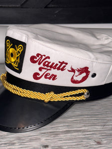 Nauti Mate glitter Captain Hat