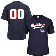 Load image into Gallery viewer, Bulldogs Dri Fit Short sleeve Shirt Adult and Youth WITH NUMBER