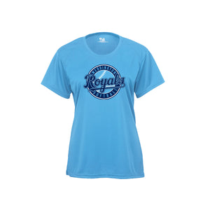 14U ladies cut Dri Fit Short sleeve Royals Shirt Adult and Youth