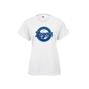 14U ladies cut Dri Fit Short sleeve Royals Shirt Adult and Youth