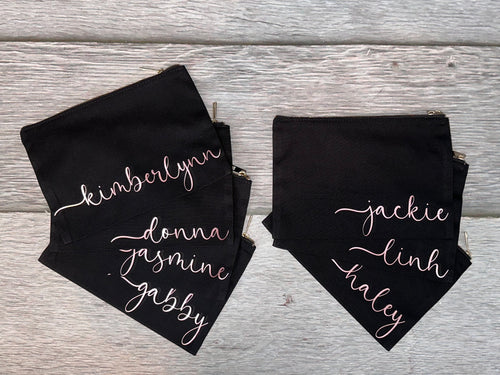Personalized Makeup Bag