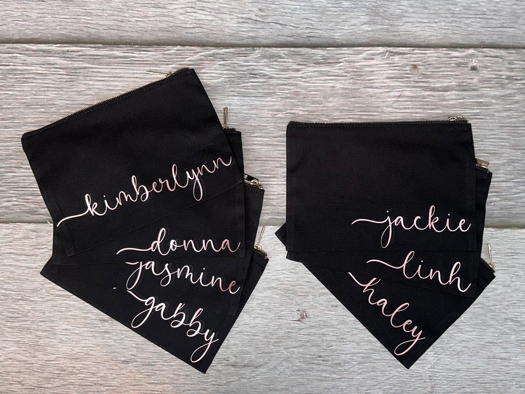 Personalized Makeup Bag