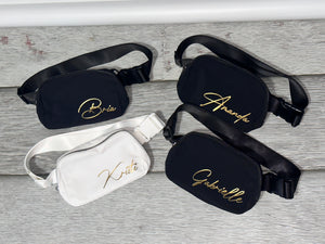Personalized name crossbody bag