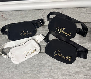 Personalized name crossbody bag