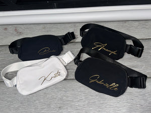 Personalized name crossbody bag