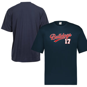 Bulldogs 2 Dri Fit Short sleeve Shirt Adult and Youth