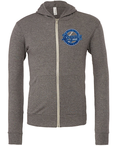 Full Zip Lightweight 14u Royals Hooded Sweatshirt