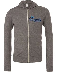 Full Zip Lightweight Royals Hooded Sweatshirt