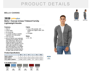 Full Zip Lightweight Royals Hooded Sweatshirt