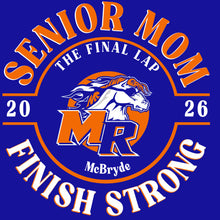 Load image into Gallery viewer, Senior Mom Short Sleeve Shirt LARGE BACK DESIGN Ladies or Mens cut TEE  SWIM AND DIVE