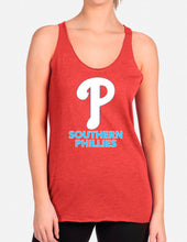 Load image into Gallery viewer, Southern Phillies Vintage red tank ALL 3 DESIGNS IN THIS LISTING