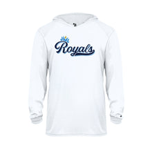 Load image into Gallery viewer, Dri Fit Royals Youth Long Sleeve Hooded Tee