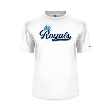 Load image into Gallery viewer, Cotton Short sleeve Royals Shirt Adult and Youth