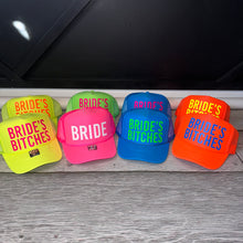 Load image into Gallery viewer, Bride Trucker Hat / Bride’s Bitches Trucker hats