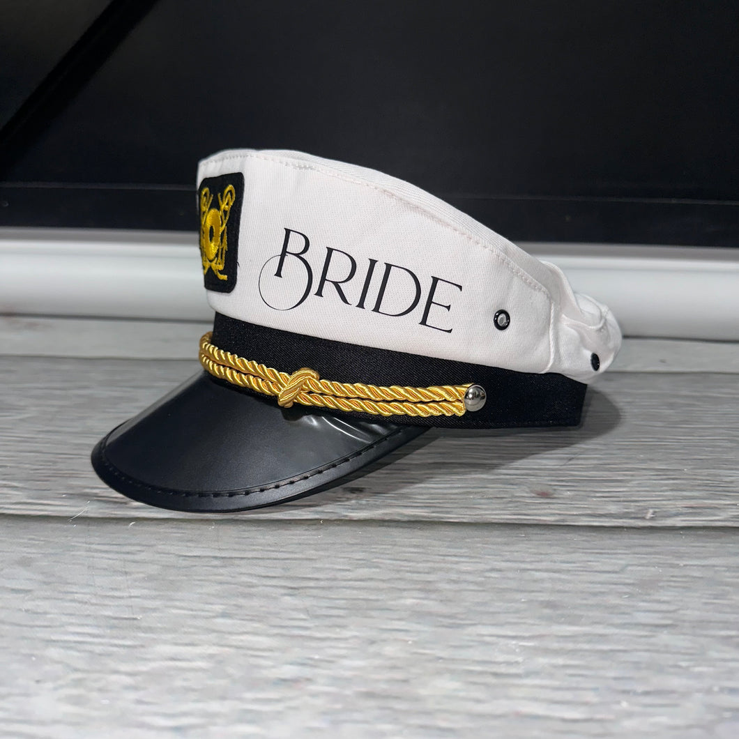 Bride Captain Hat